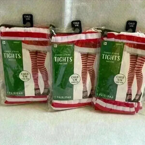Kid’s Holiday Tights, 3 for $10, NIP, Size Small/Medium